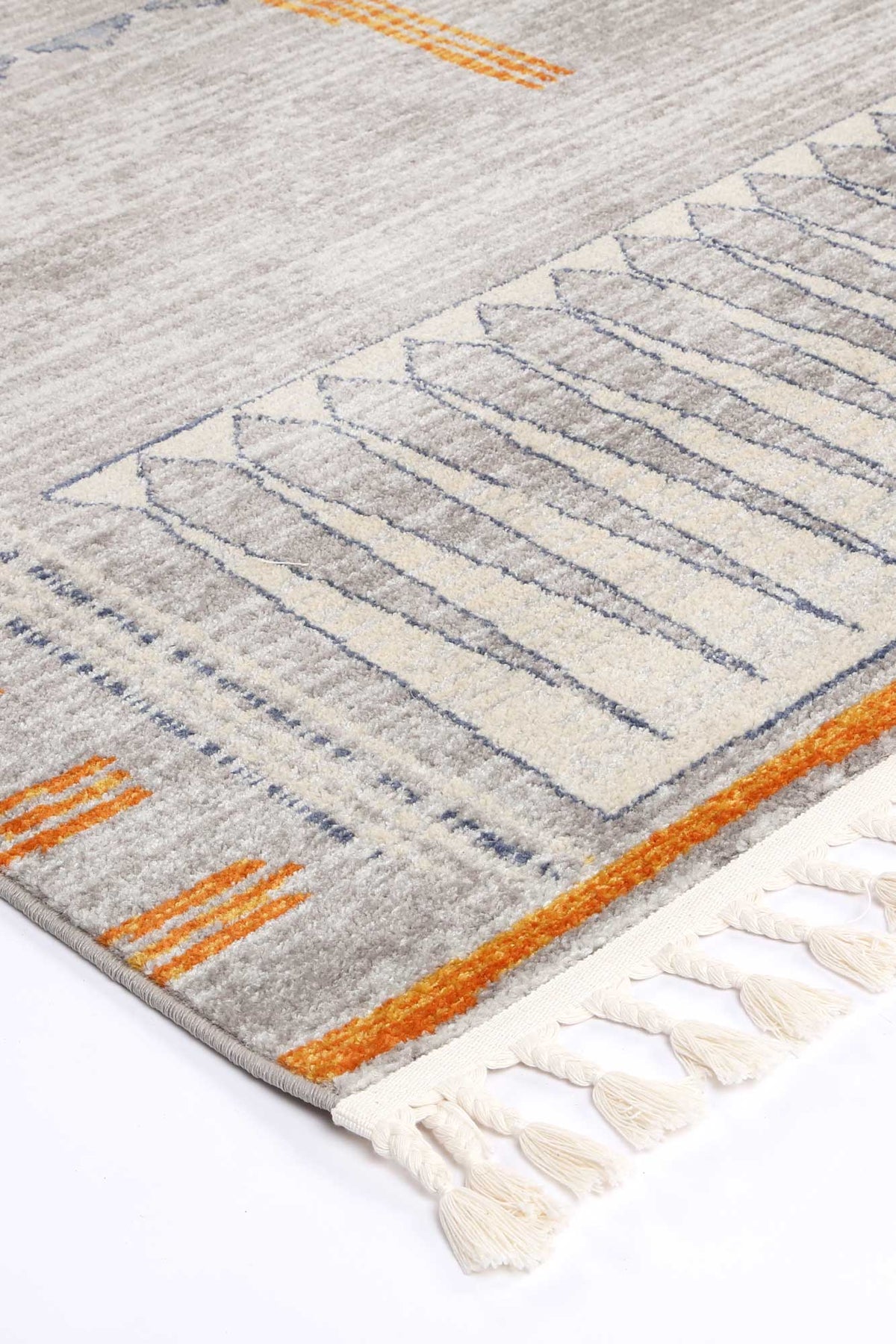 Inca Grey Contemporary Designer Rug