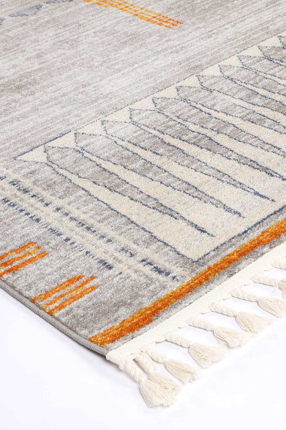 Inca Grey Contemporary Designer Rug