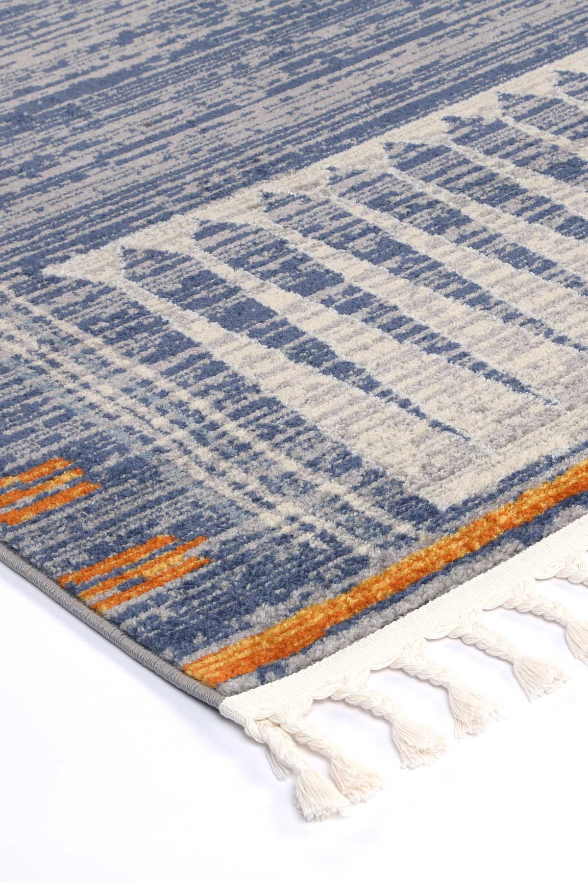 Quito Blue Contemporary Designer Rug