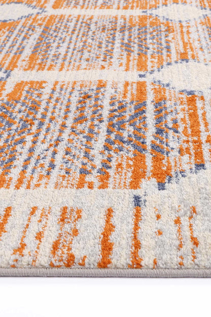 Nasca Rust Contemporary Designer Rug