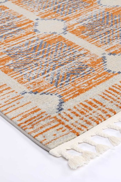 Nasca Rust Contemporary Designer Rug