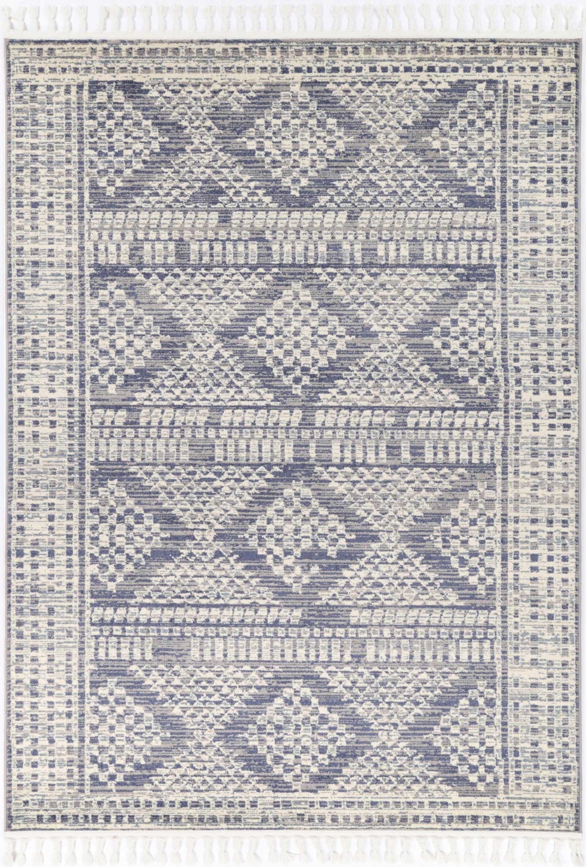 Jauja Blue Contemporary Designer Rug