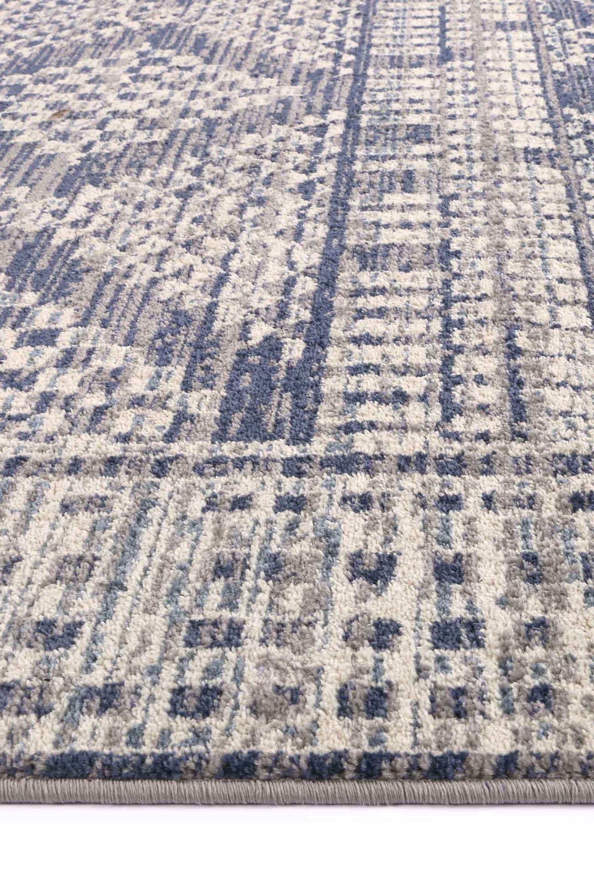 Jauja Blue Contemporary Designer Rug
