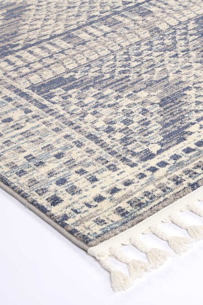 Jauja Blue Contemporary Designer Rug