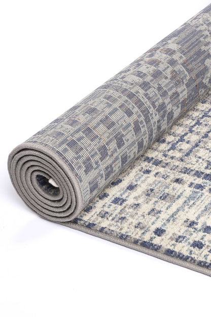 Jauja Blue Contemporary Designer Rug