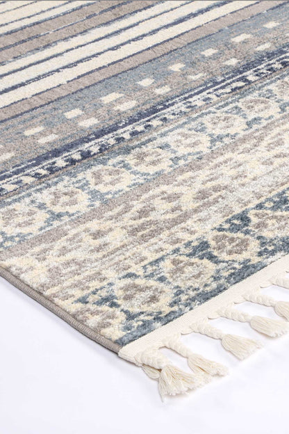 Cajamarca Blue Contemporary Designer Rug