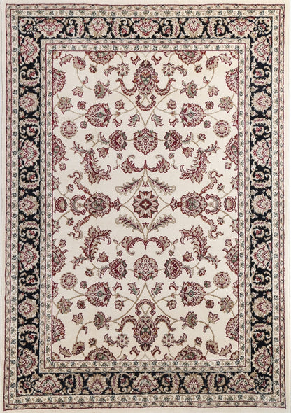 Julian Cream / Black Floral Rug