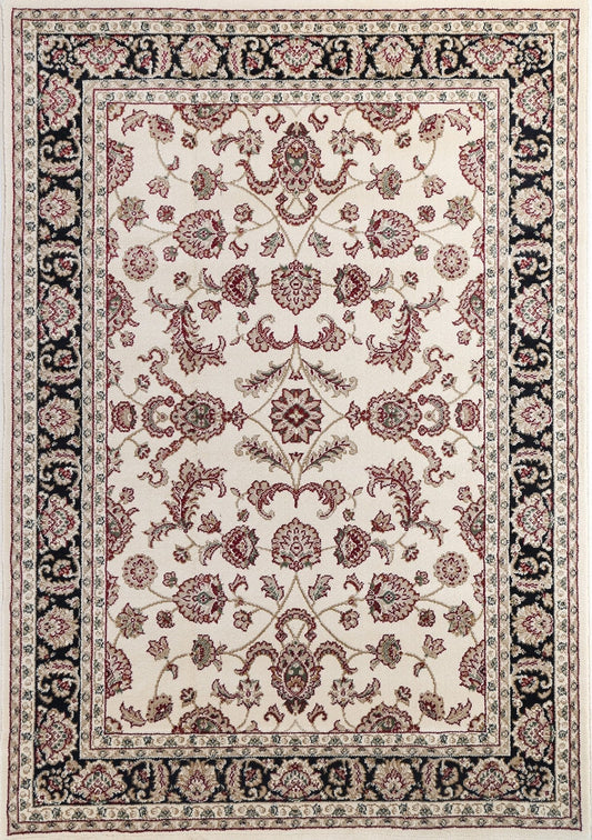 Julian Cream / Black Floral Rug