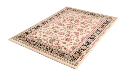 Julian Cream / Black Floral Rug
