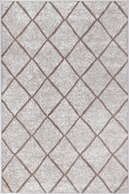 Kimberley 1 Trellis Latte Rug