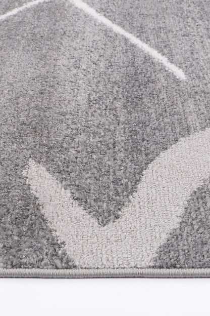 Kimberley 2 Lattice Grey Rug