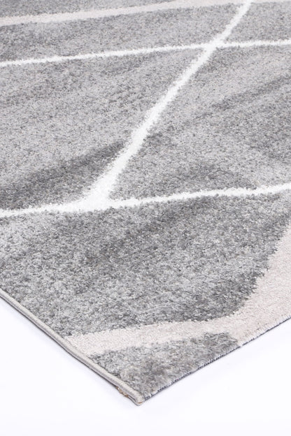 Kimberley 2 Lattice Grey Rug