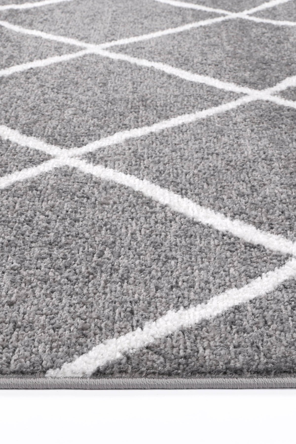 Kimberley 1 Trellis Grey Rug