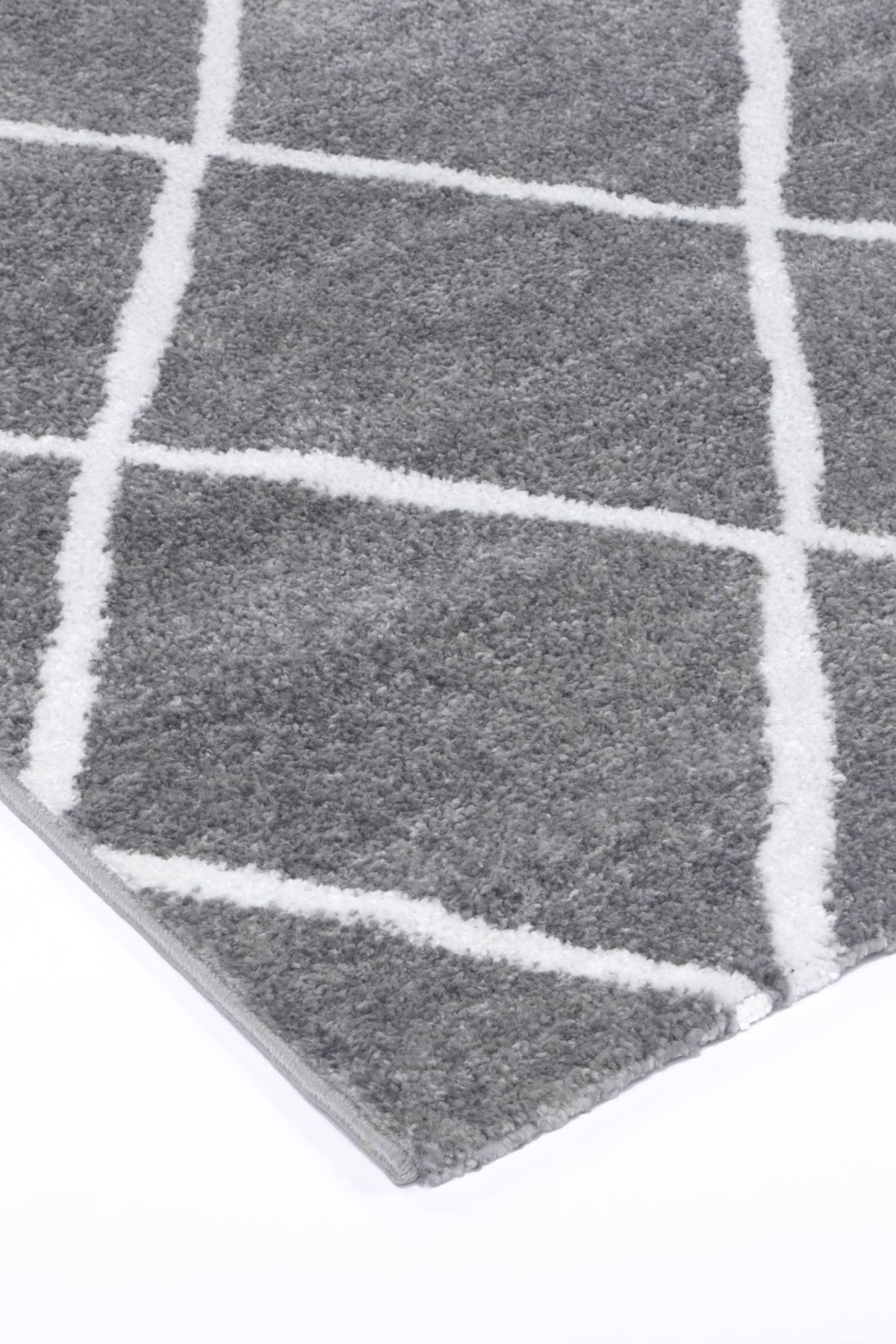 Kimberley 1 Trellis Grey Rug
