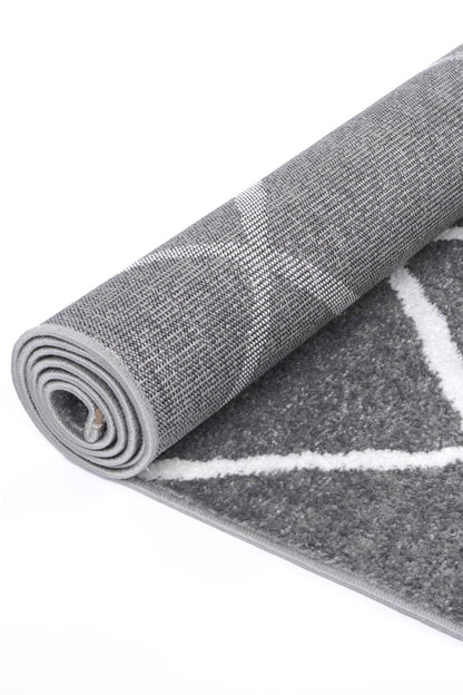 Kimberley 1 Trellis Grey Rug