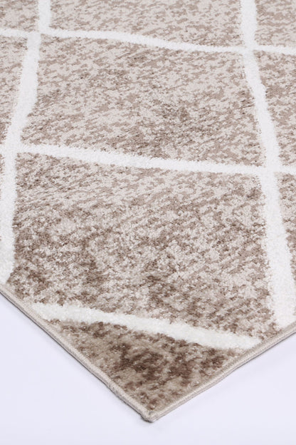 Kimberley 1 Trellis Mocha Rug