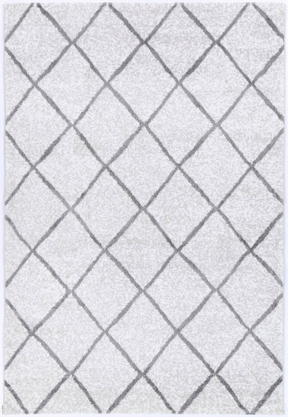 Kimberley 1 Trellis Silver Rug