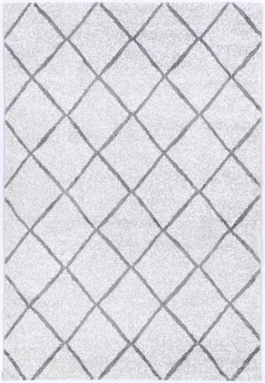Kimberley 1 Trellis Silver Rug