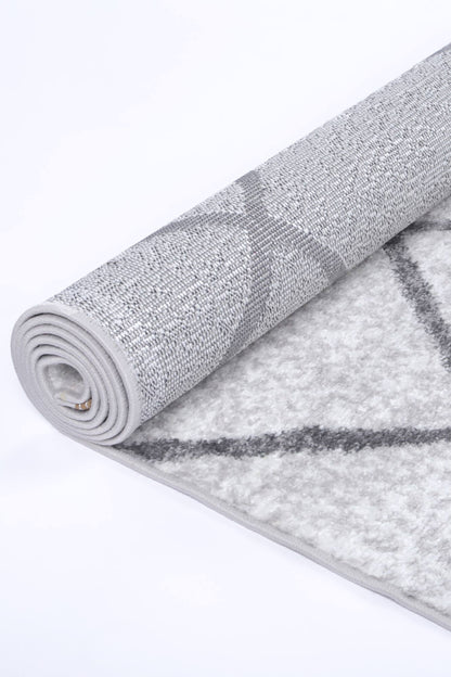 Kimberley 1 Trellis Silver Rug