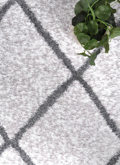 Kimberley 1 Trellis Silver Rug