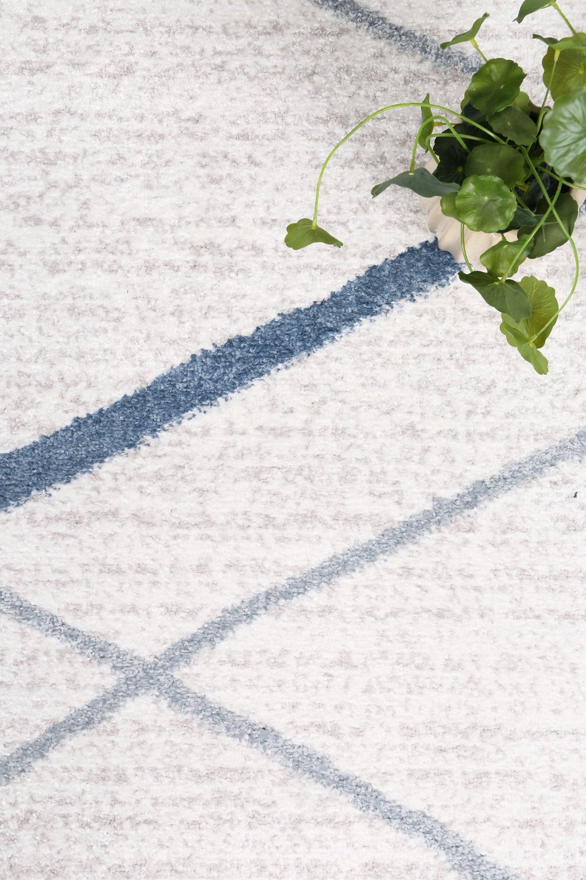 Kimberley 2 Lattice Blue Rug