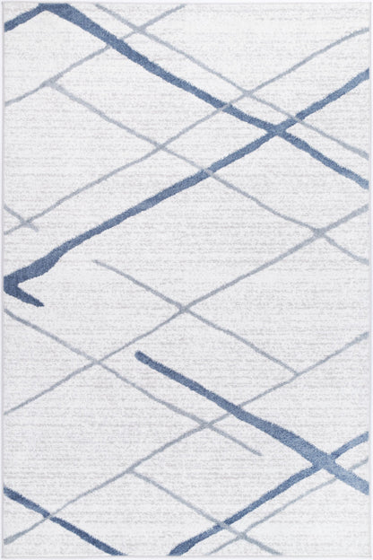 Kimberley 2 Lattice Blue Rug