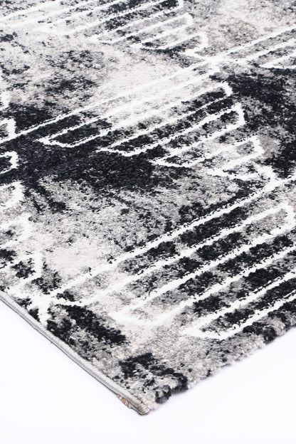 Kimberley 4 Geometric Grey Rug