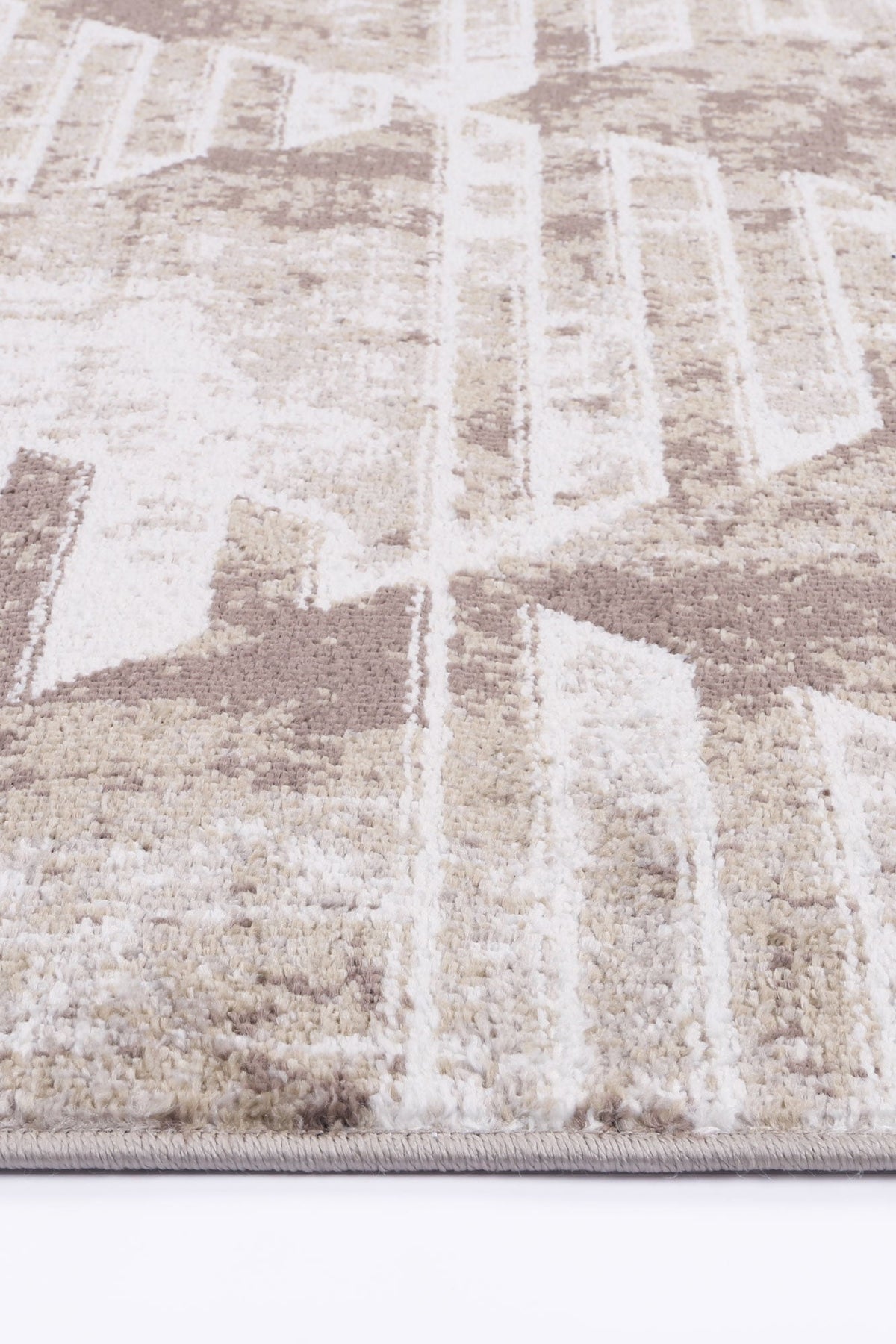Kimberley 4 Matrix Geometric Latte Rug