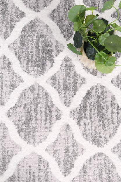 Kimberley 5 Repeat Silver Rug