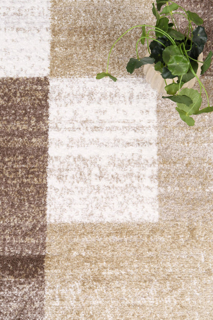 Kimberley 6 Patchwork Beige Rug