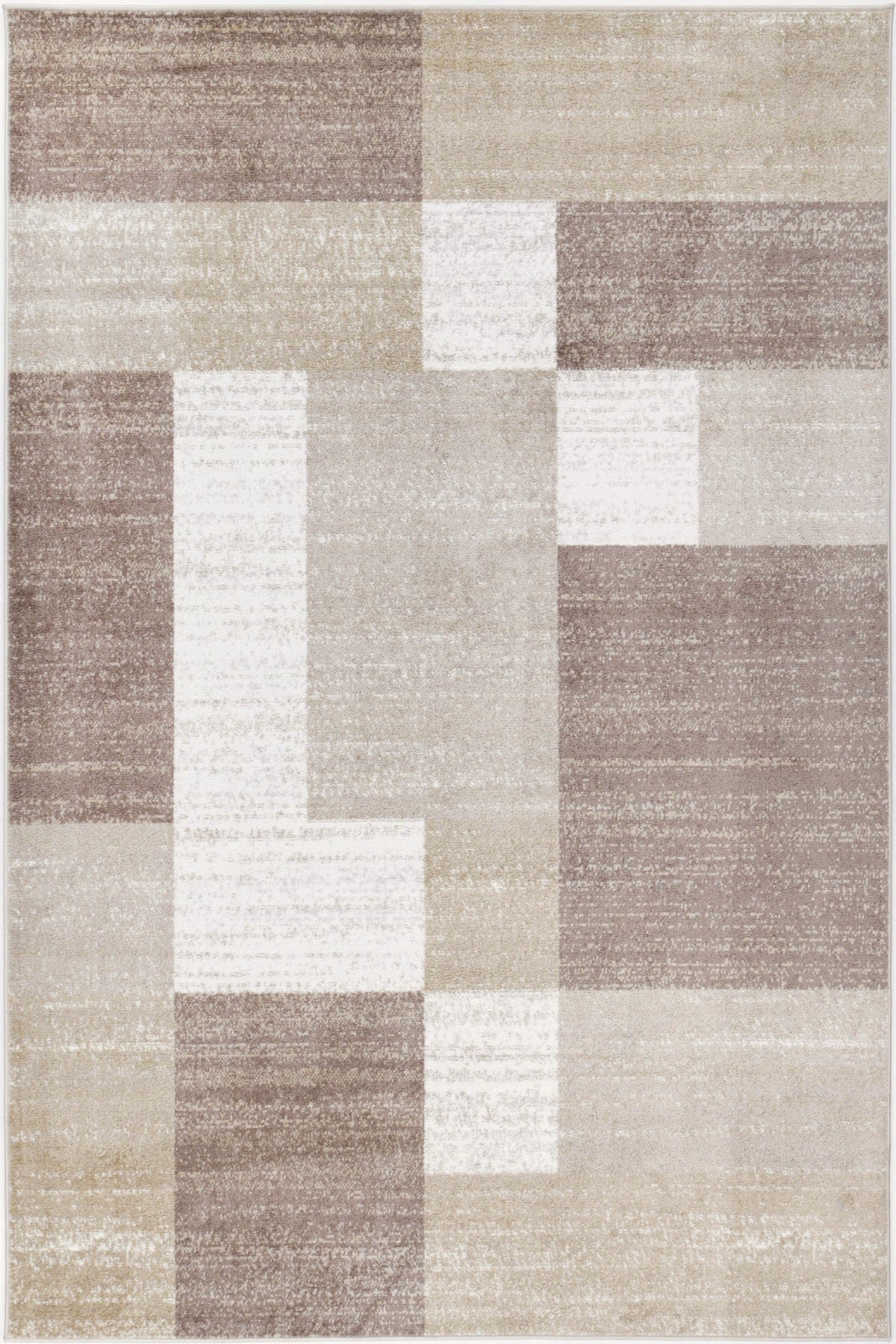 Kimberley 6 Patchwork Beige Rug