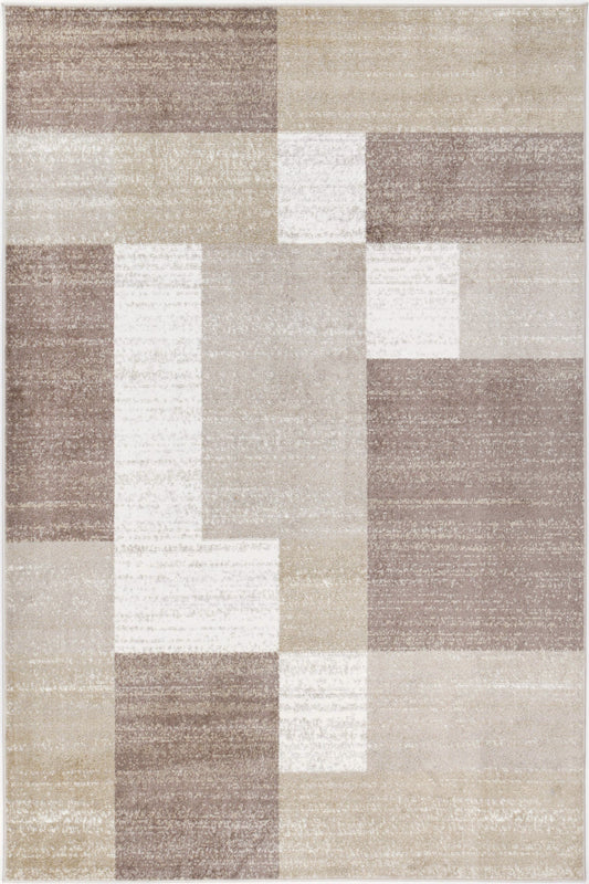 Kimberley 6 Patchwork Beige Rug