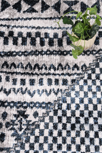 Kimberley 7 Aztec Blue Rug