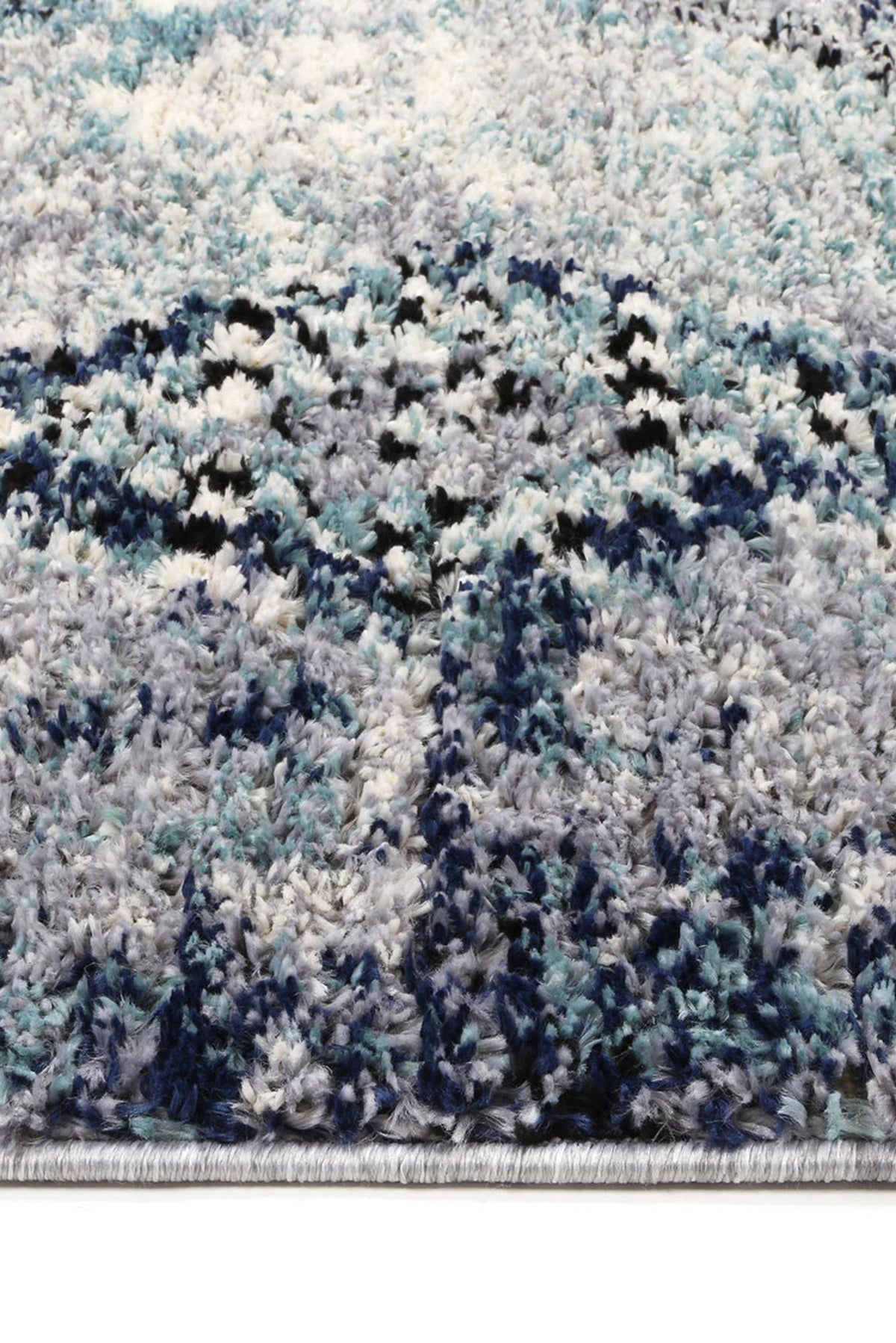 Mansour Inca Blue Geometric Rug