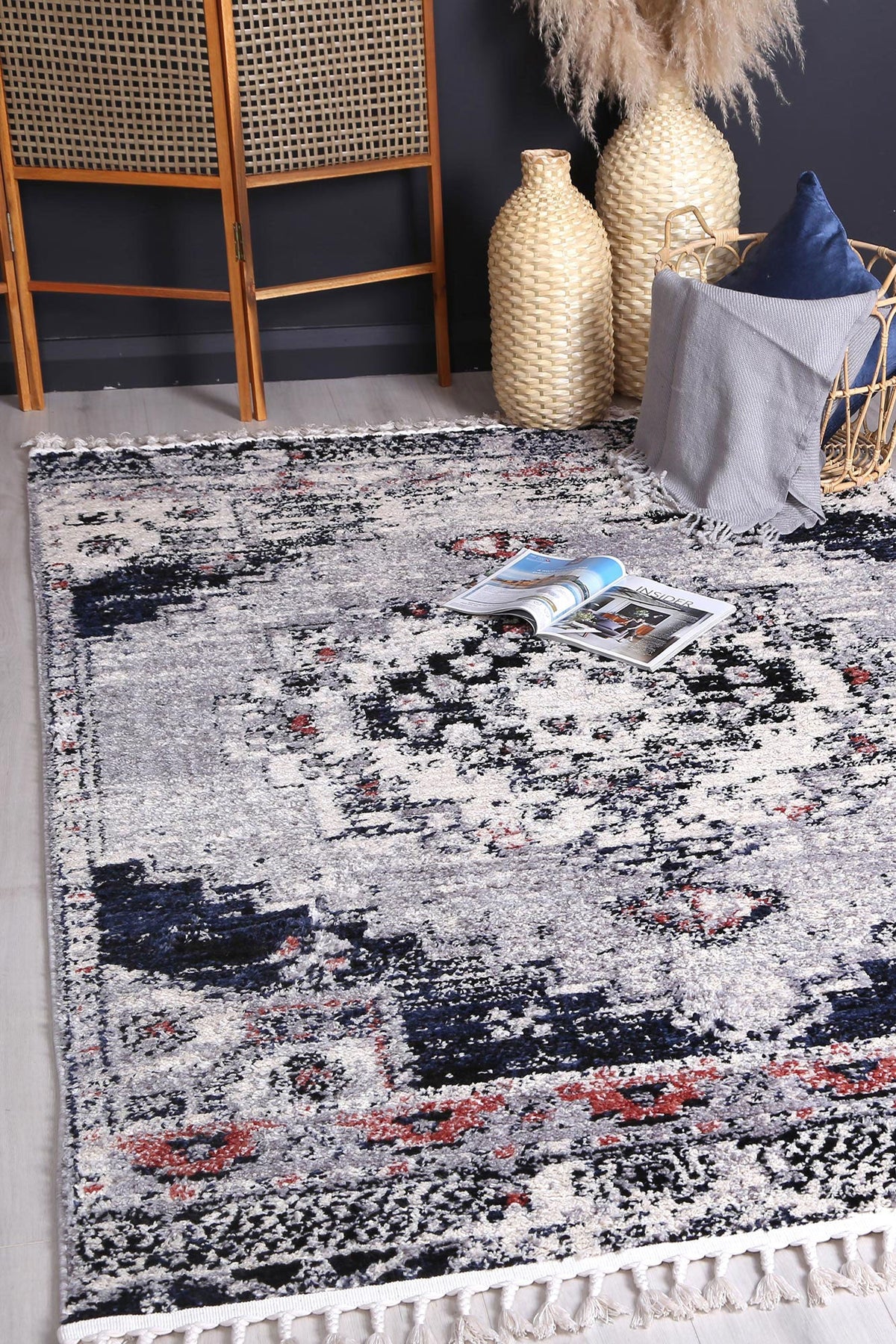 Mansour Antique Blue Transitional Rug