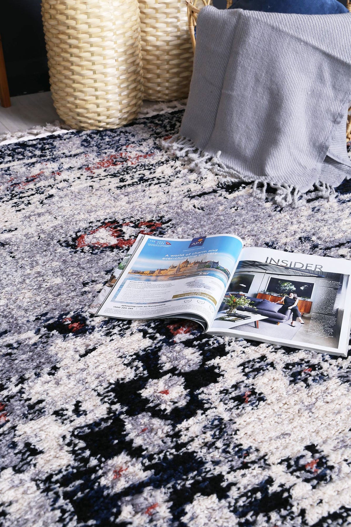 Mansour Antique Blue Transitional Rug