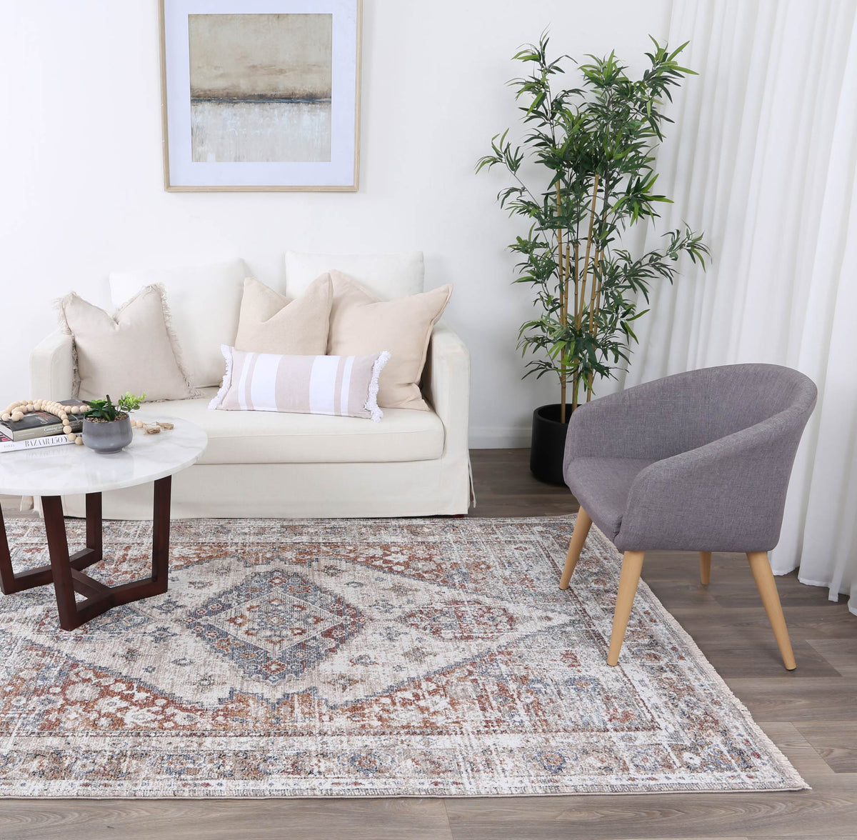 Maryland Shiraz Multi Traditional Soft Rug