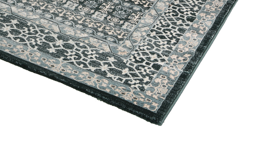 Prague Cecile Green & Ivory Traditional Rug