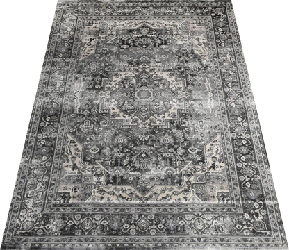 Prague Teresa Charcoal Traditional Rug