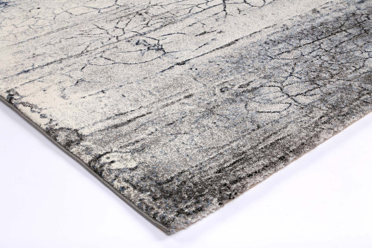 Sapphire 10 Abstract Grey Rug