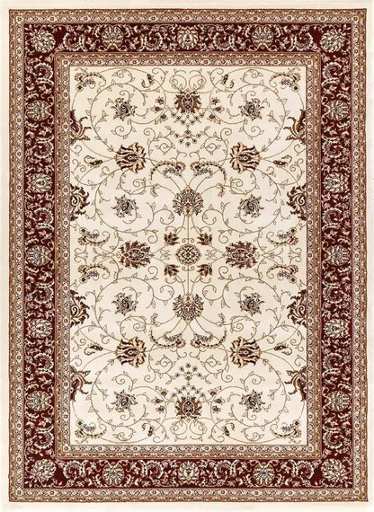 Suzani Cream Floral Designer Rug
