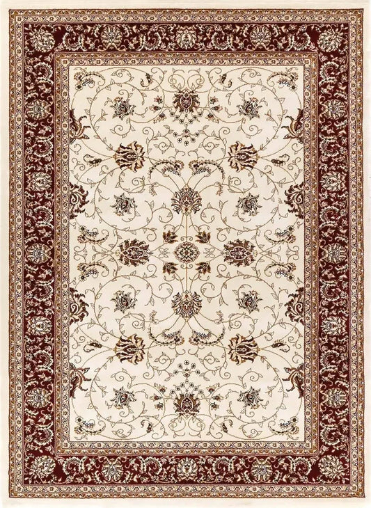 Suzani Cream Floral Designer Rug