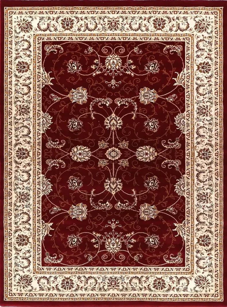 Suzani Red Floral Designer Rug