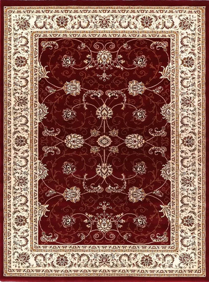 Suzani Red Floral Designer Rug