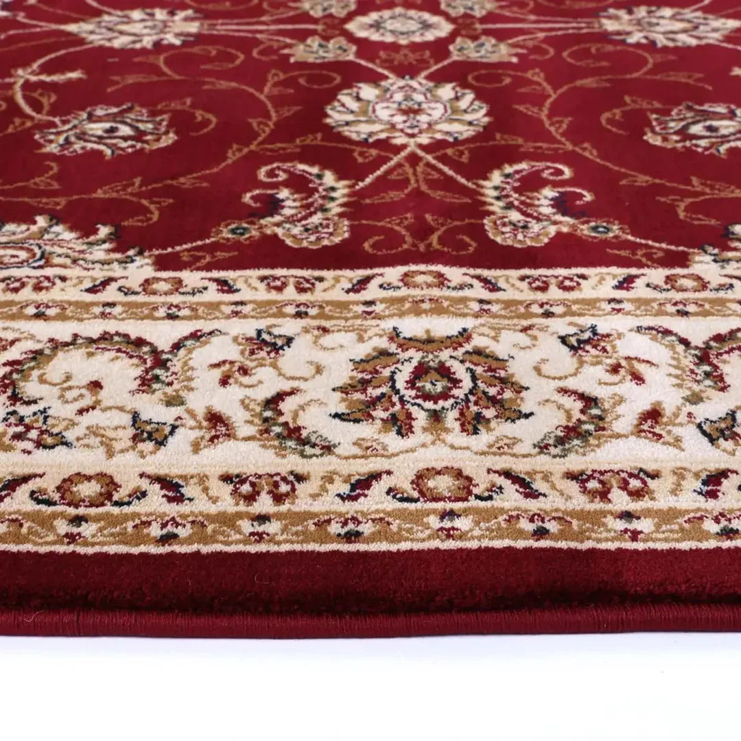 Suzani Red Floral Designer Rug