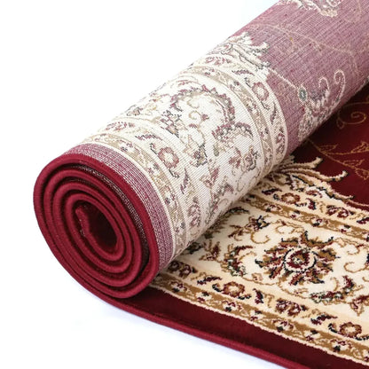 Suzani Red Floral Designer Rug