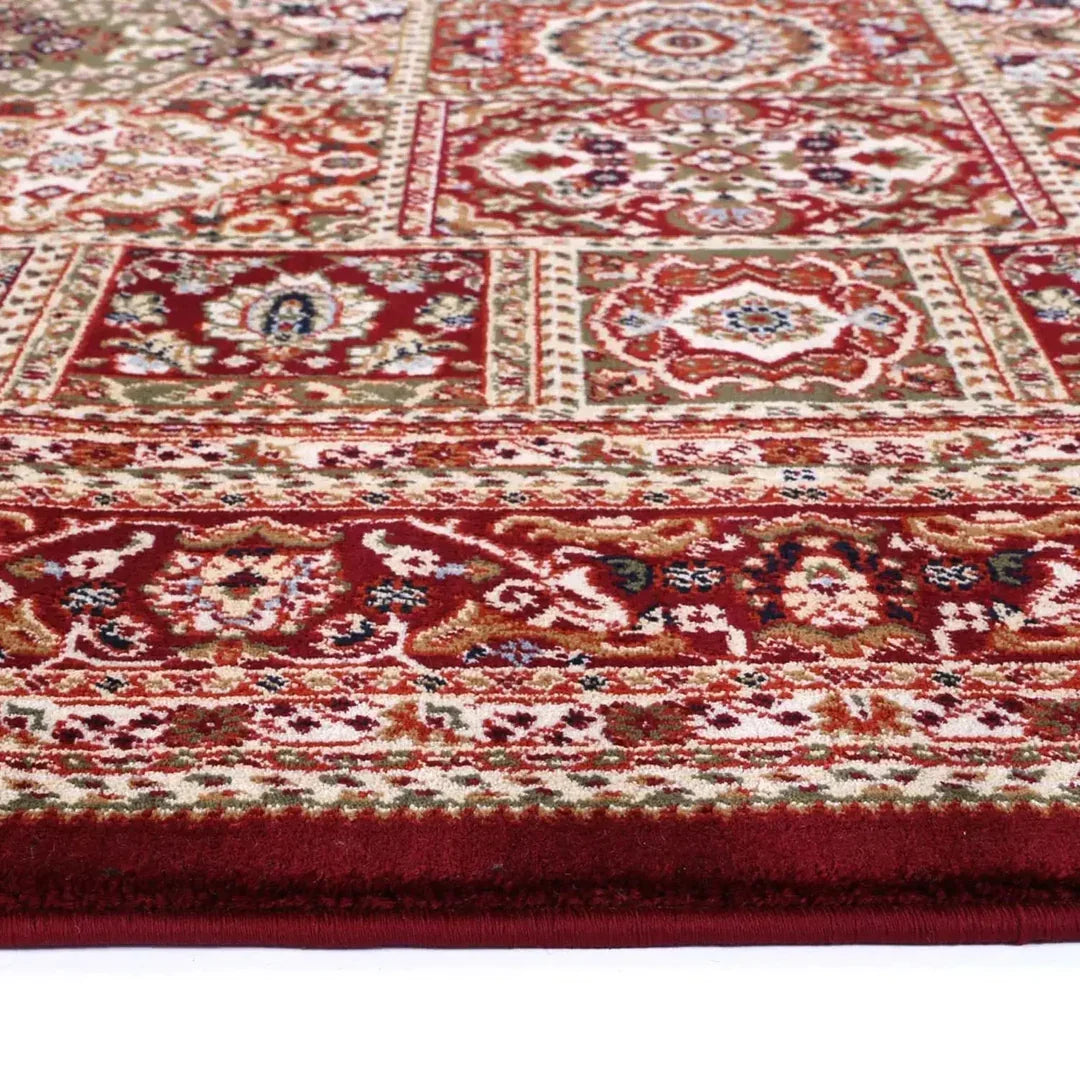 Suzani Red Garden Designer Rug