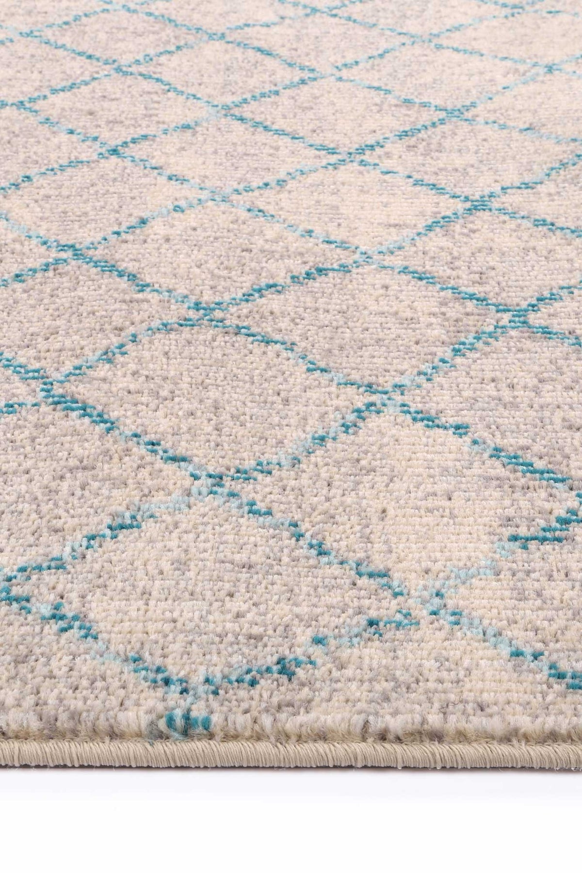 Tulin 9 Blue Lattice Rug