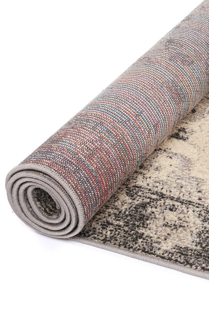 Tulin 12 Warm Cream & Grey Transitional Rug