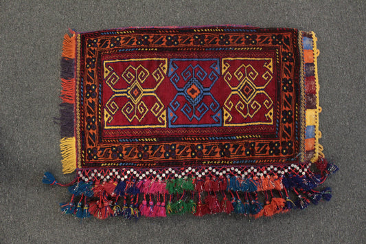 Afghan Floor Cushion/Pillow Cover - 88 cm x 51 cm